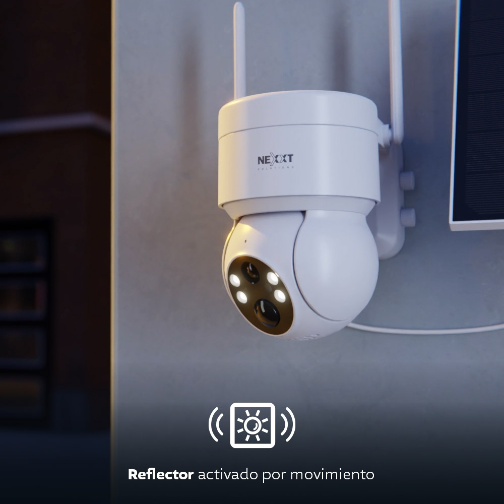 CAMARA  PARA EXTERIORES SOLAR INALAMBRICA MOTORIZADA 2K WIFI