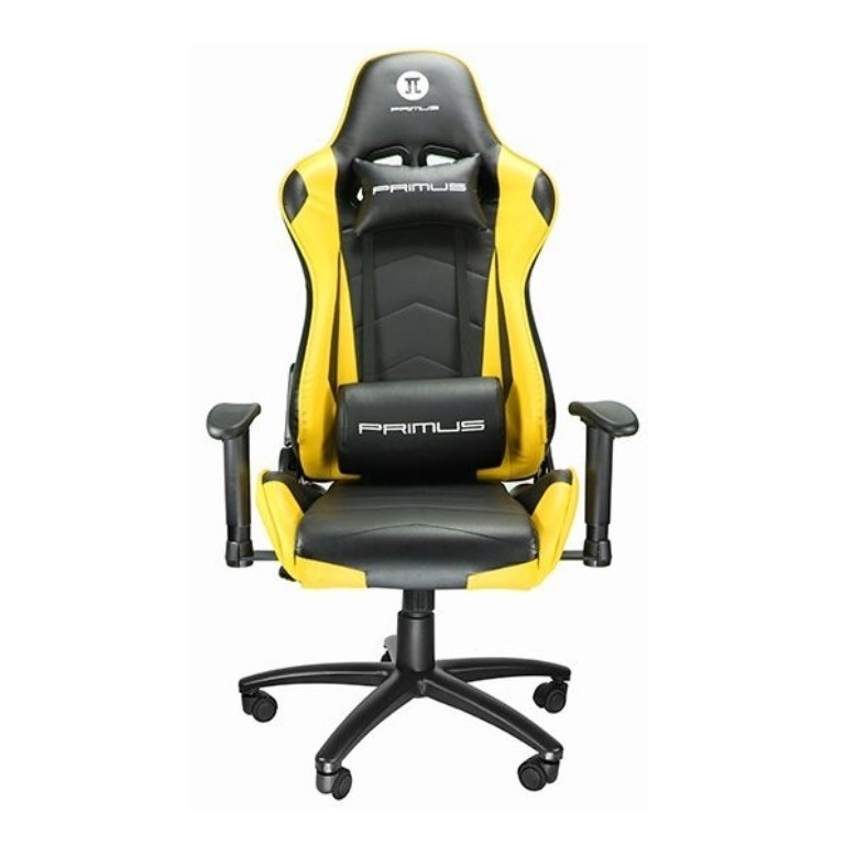 SILLA GAMING CHAIR THRONOS 100T BASE DE NYLON (Marco de metal soldado sobre una sólida base con ruedas giratorias durables en las 5 puntas garantiza el desplazamiento suave y una rotación de 360º Capacidad máxima de carga 120Kg)