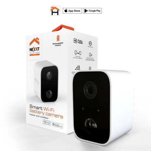 [NHC0640] CAMARA DE VIGILANCIA INALAMBRICA 1080P HD CON DETECCION DE MOVIM  PARA INTERIOR Y EXTERIOR