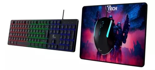 [XTK535S] COMBO TECLADO  MOUSE Y MOUSEPAD GAMING ALAMBRICO (XTK-535S-2)