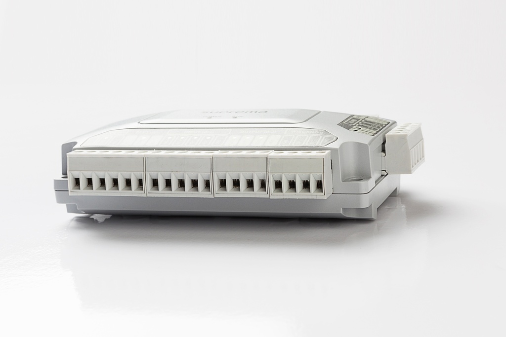 Seguridad Multipuerta SUPREMA
 - Two Door Interface Module (8 inputs / 6 outputs (including 4 Form C Relay) compatible
with BioStar 2 compatible readers and CoreStation