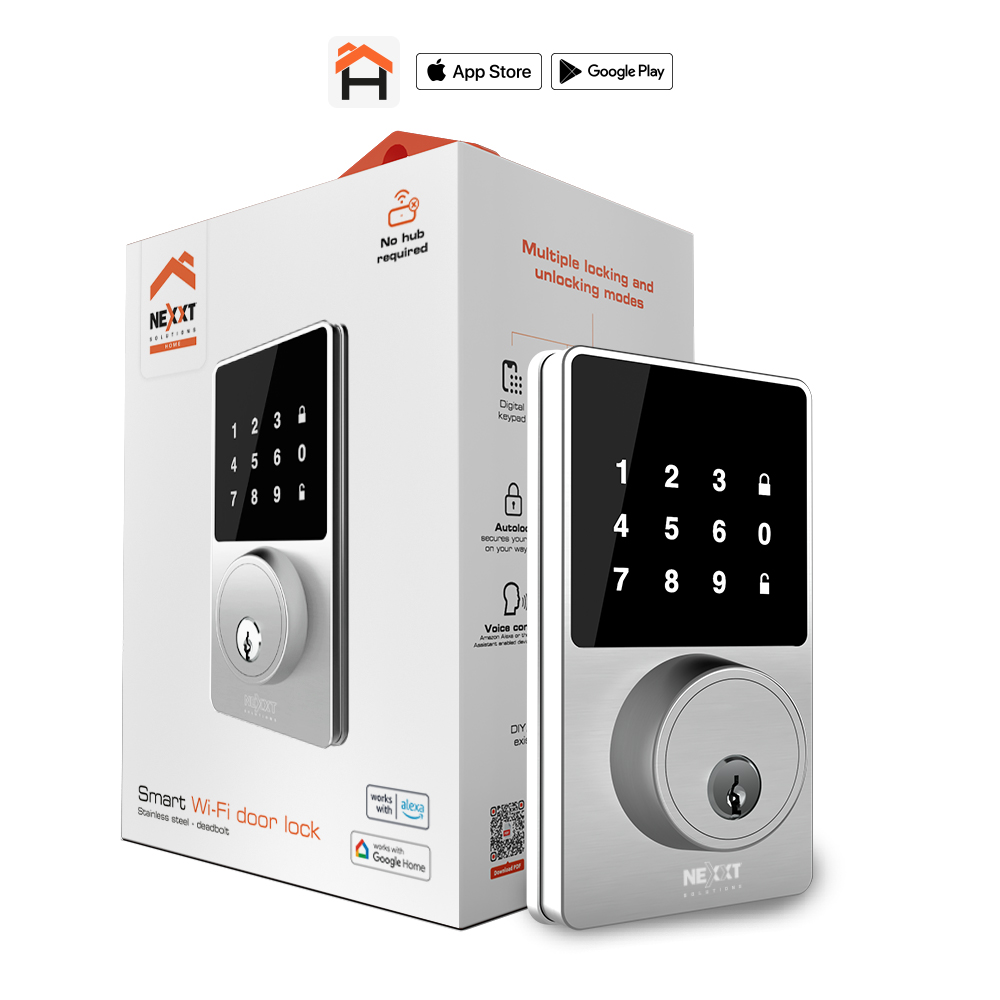 [NHSD100N] CERRADURA INTELIGENTE WIFI  (NHS-D100) (Negro)