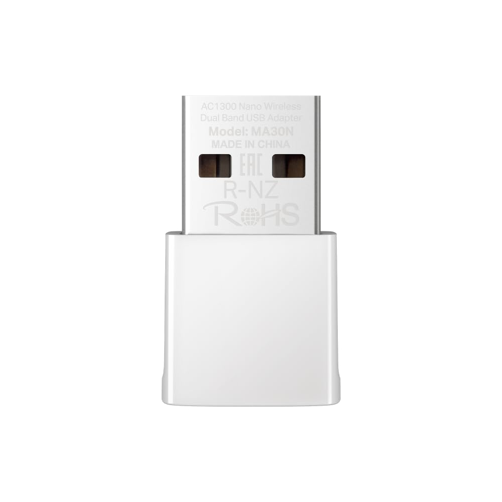 MERCUSYS ADAPTADOR MA30N DOBLE BANDA AC1300 NANO USB MU-MIMO