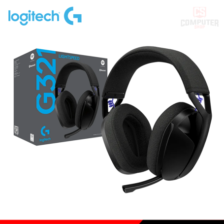 LOGITECH AUDIFONOS G321GAMING INALAMBRICO CON MICROFONO LIGHTSPEED NEGRO