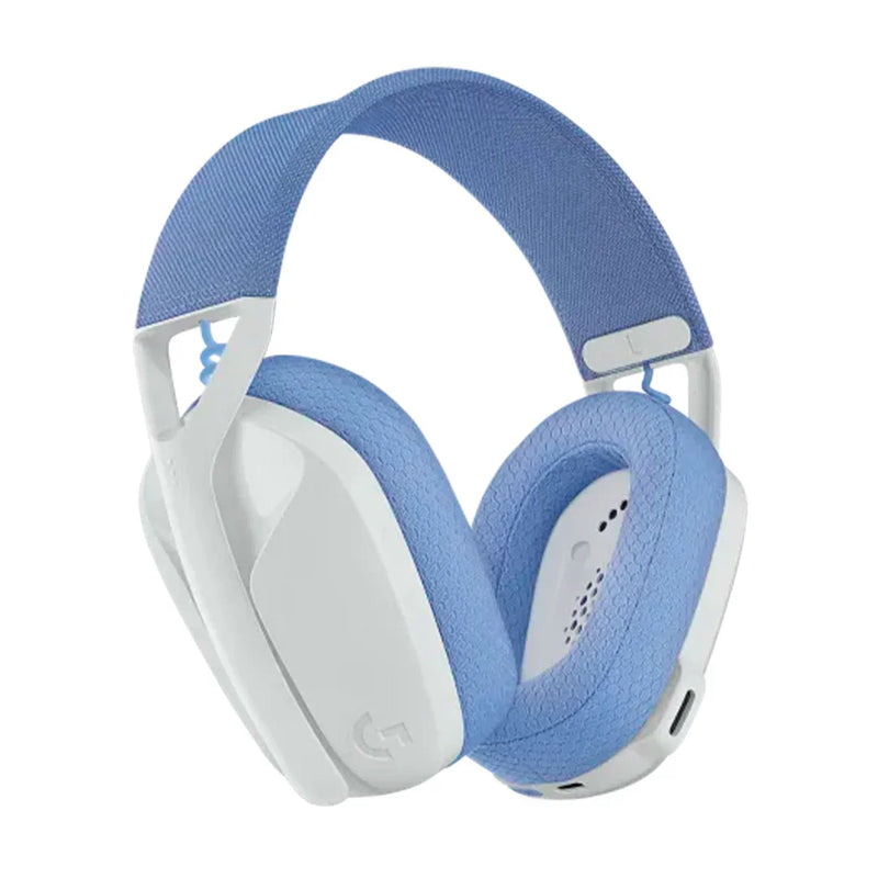 LOGITECH AUDIFONOS G435 GAMING INALAMBRICO CON MICROFONO LIGHTSPEED  BLANCO Y LILA