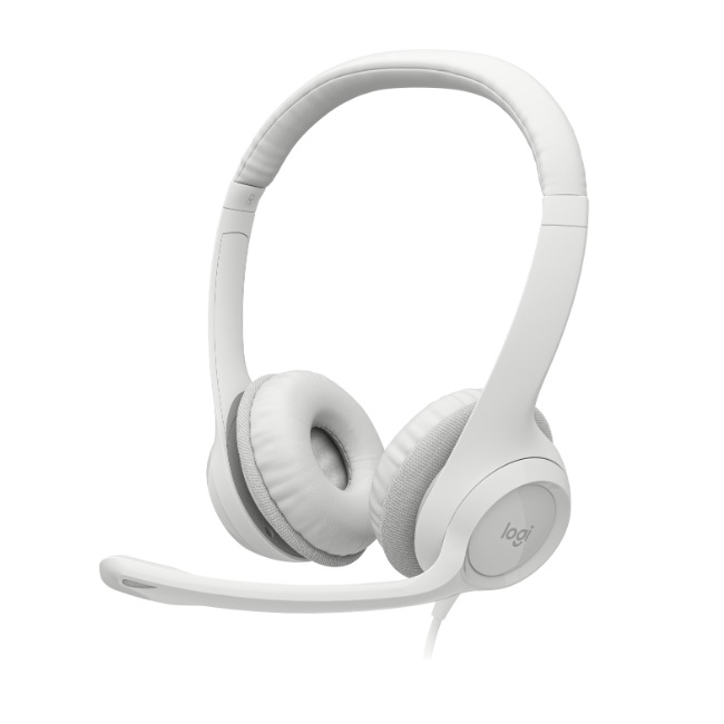 LOGITECH AUDIFONOS H390 ALAMBRICOS CON MICROFONO BLANCO