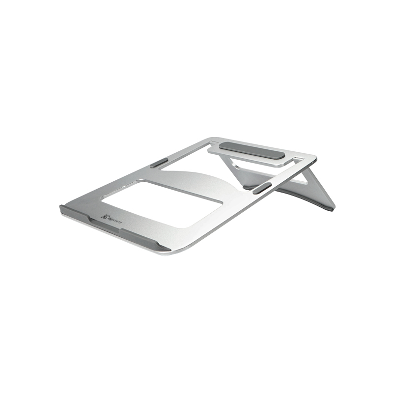 KLIPXTREME BASE PARA LAPTOP PODIUM HASTA 15.6" PLEGABLE DE ALUMINIO SILVER (KAS-001)
