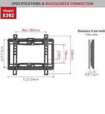 BARKAN BASE FIJA 13" A 39" 40KG (E202+)
