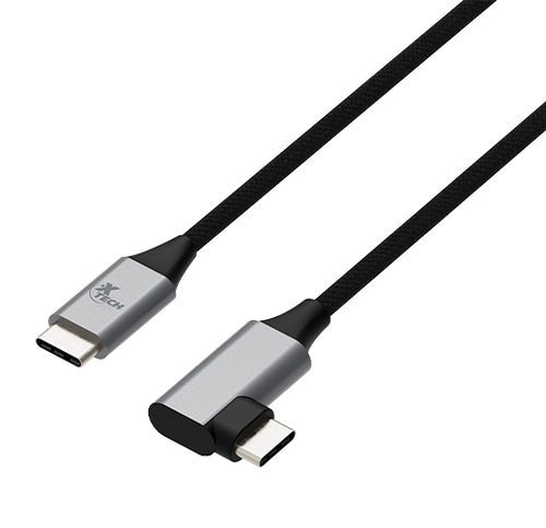 XTECH CABLE CON CONECTOR EN FORMA DE L USB-C MACHO A  USB-C MACHO 3 M (XTC-531)