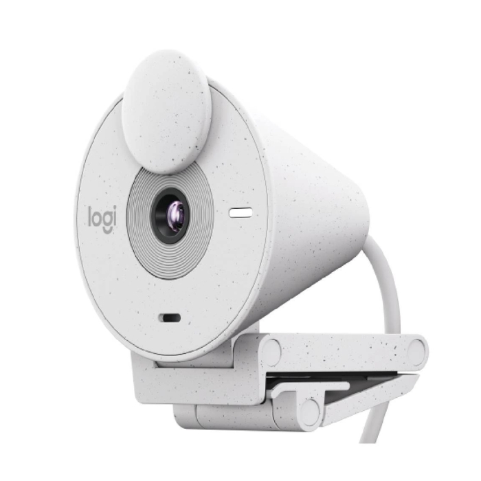 LOGITECH CAMARA WEB BRIO 300 FULL HD 1080p CON MICROFONO USB BLANCA