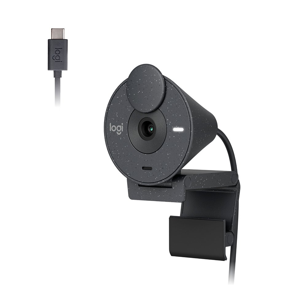 LOGITECH CAMARA WEB BRIO 300 FULL HD 1080p CON MICROFONO USB GRAFITE