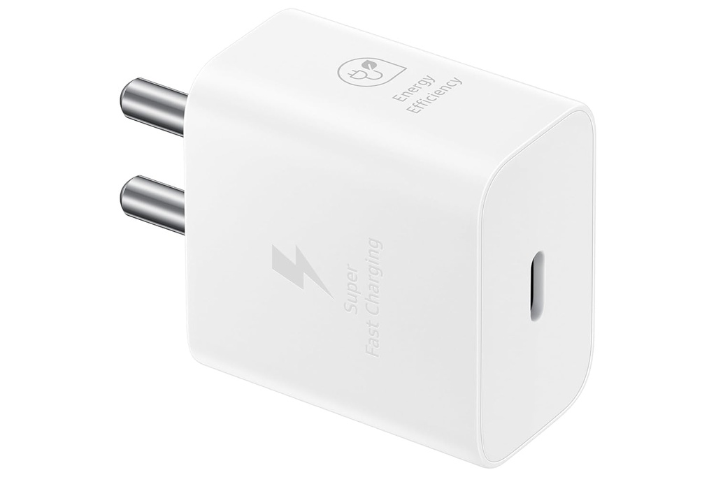 SAMSUNG CARGADOR  DE PARED DE CARGA RAPIDA 25W TIPO C SIN CABLE BLANCO