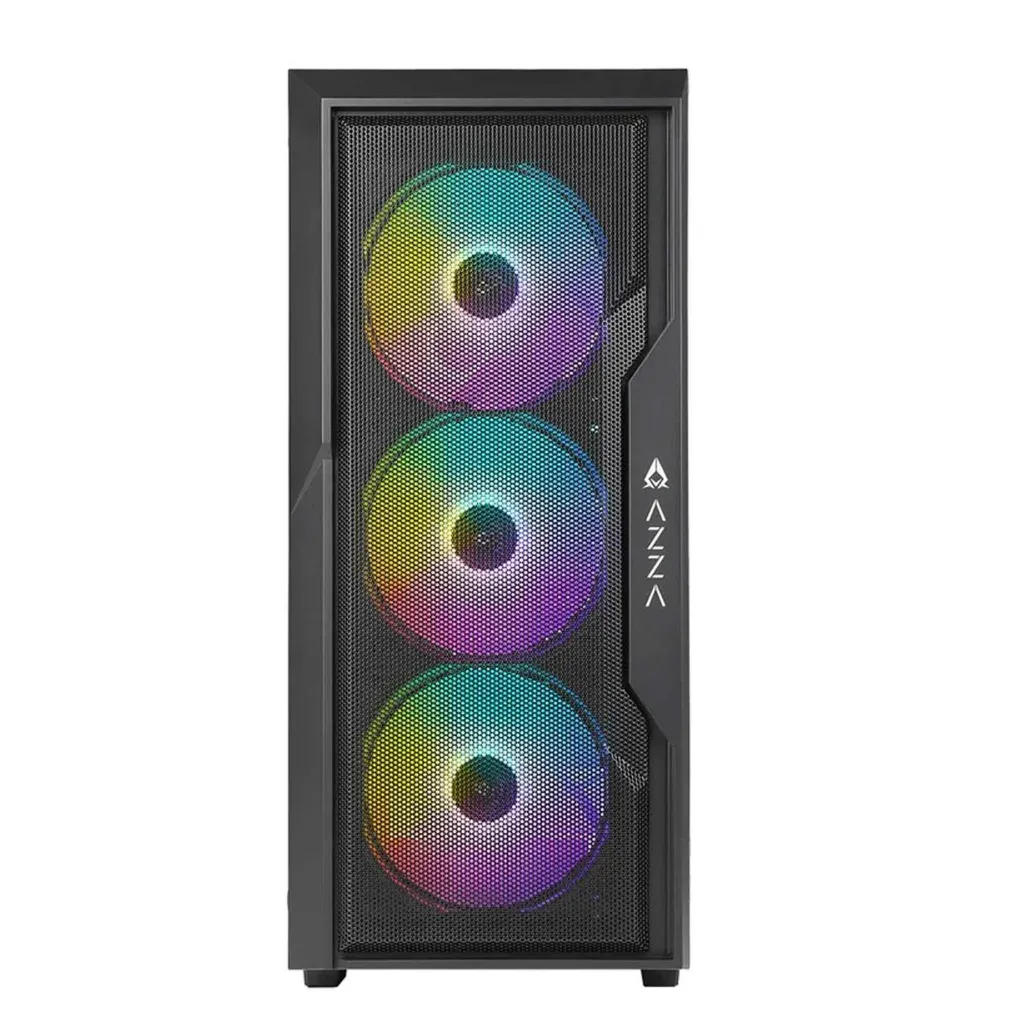 [CSAZ290FIGHTER] AZZA CASE FIGHTER 290 ATX MID TOWER ATX  MICRO ATX  ITX VIDRIO TEMPLADO  1x USB 3.0 2x USB 2.0 1xMIC 1x HD AUDIO (NEGRO)