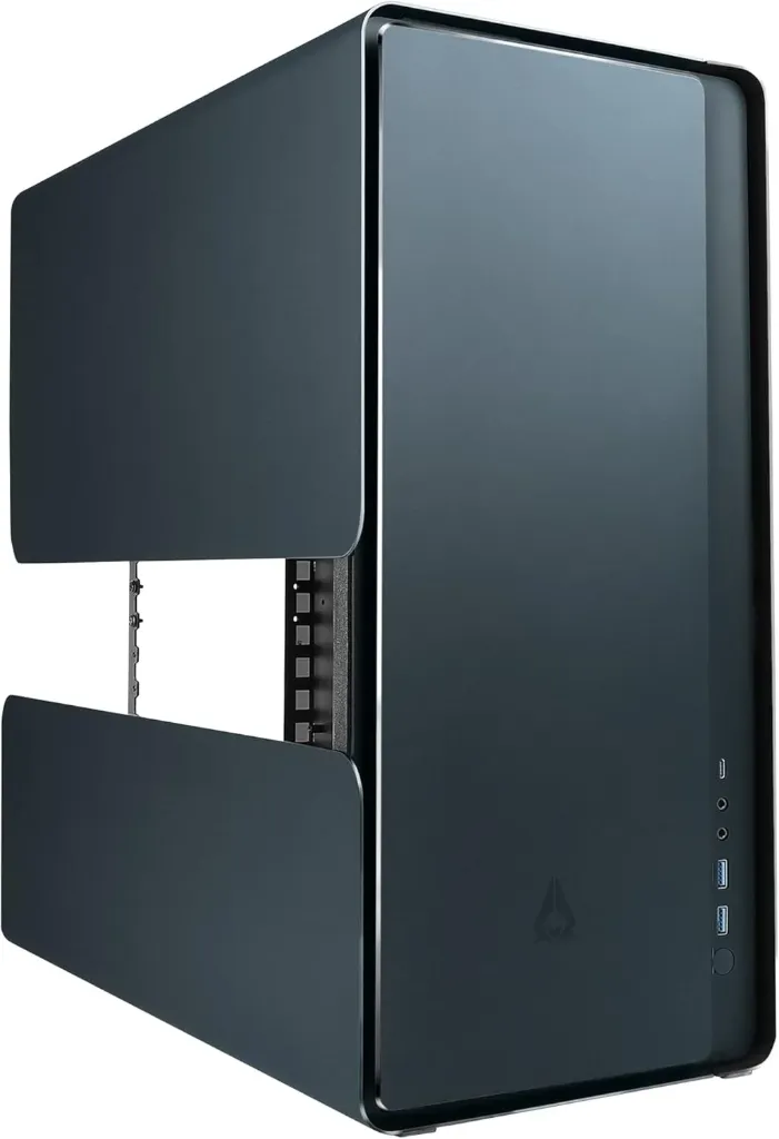 [VC201709230WPS] AZZA CASE VC20-1709 MID ATX, Micro ATX, ITX 2x USB 2.0 1xMIC 1x HD AUDIO CON FUENTE DE 230 WATTS (NEGRO)