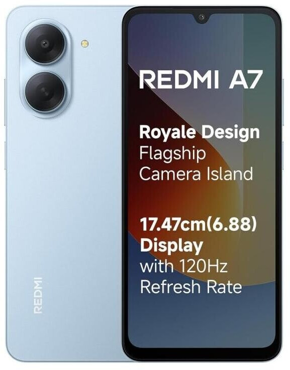 XIAOMI CELULAR REDMI A7 64+3 4G SKY BLUE