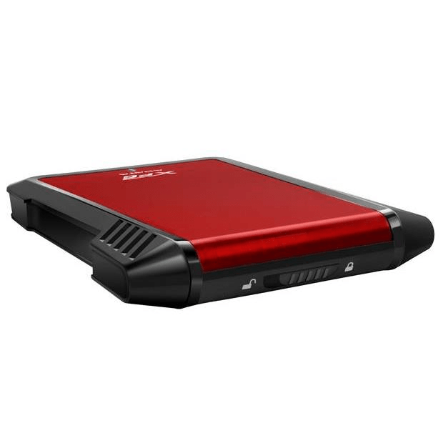 [AEX500U3-CRD] ADATA CARCASA EXTERNA PARA DISCO DE ESTADO SOLIDO Y MECANICO DE 2,5 " EX500 USB 3.2 Gen2 RED