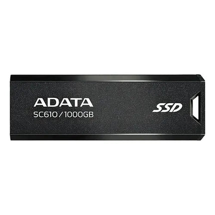 ADATA DISCO DURO DE ESTADO SOLIDO EXTERNO SC610 1TB USB 3.2 GEN2 550/500 MB/s NEGRO