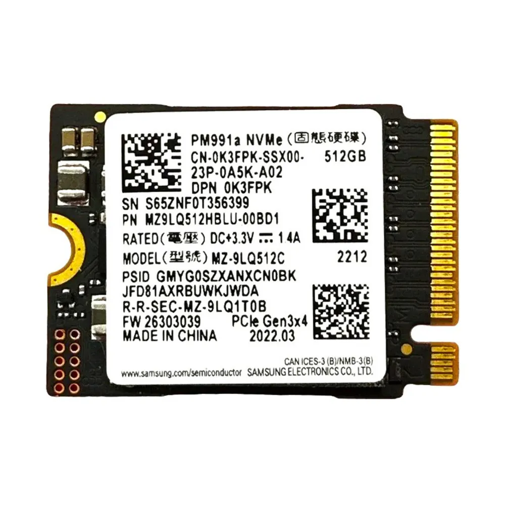 DISCO DURO 512GB SSD M.2 NVME (MZ9LQ512C) OPEN BOX