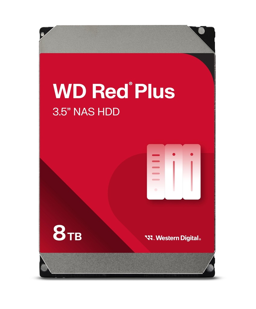 WESTERN DIGITAL DISCO DURO INTERNO RED PLUS 8TB 3.5" 256MB SATA 5640 RPM