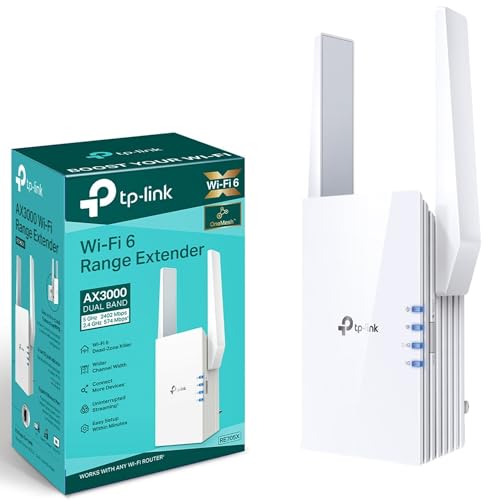 TP LINK RE705X EXTENSOR DE RANGO WI-FI 6 AX3000 DUAL BAND