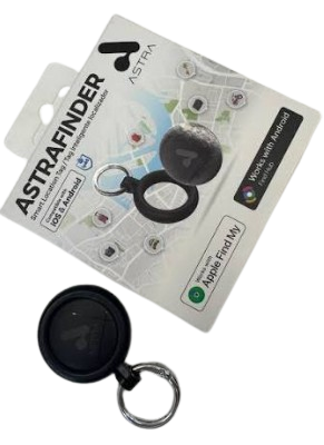[ASTAGHDP166] ASTRA TAG DUO LOCALIZADOR BLUETOOTH COMPATIBLE APPLE FIND MY & GOOGLE FIND HUB / IPX65 / NEGRO