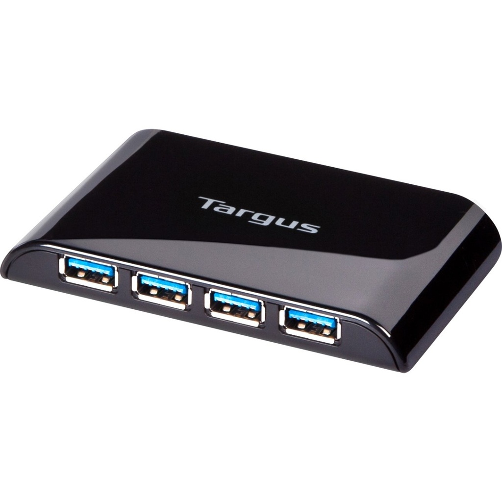 TARGUS HUB  3.0 4-PUERTOS USB CON ADAPTADOR DE CORRIENTE DE 4A