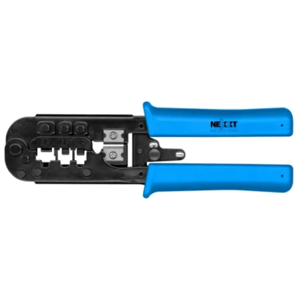 NEXXT CRIMPEADORA TENAZA METALICA MODULAR CON PRENSA TERMINAL PRO-3S PARA RJ45
