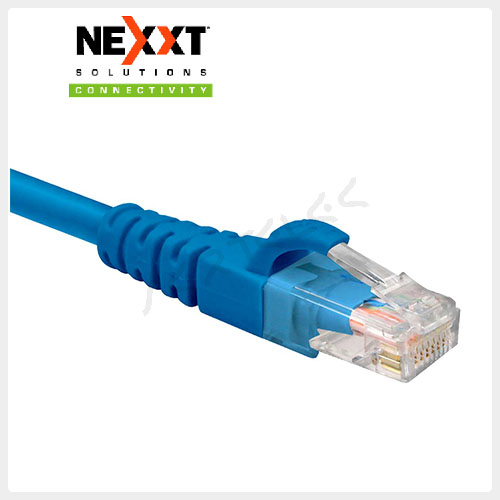 NEXXT PATCH CORD  UTP CAT.6 MULTIFILAR 24AWG 1FT CM AZUL (PCGPCC6CM01BL)