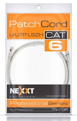 NEXXT PATCH CORD  UTP CAT.6 MULTIFILAR 24AWG LSZH 1M ROJO