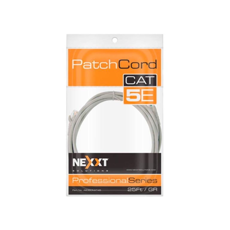 NEXXT PATCH CORD UTP CAT.5E MULTIFILAR 24AWG 14FT CM GRIS