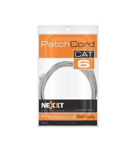 NEXXT PATCH CORD UTP CAT.6 MULTIFILAR 24AWG 10FT CM GRIS (AB361NXT23)