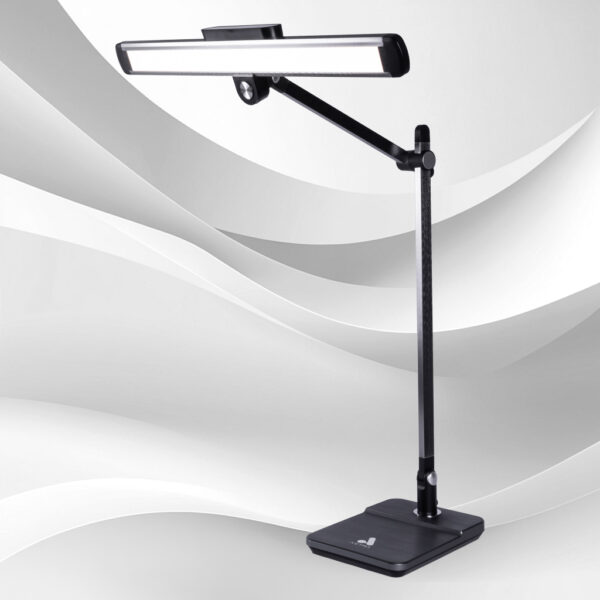 ASTRA LAMPARA LED DE ESCRITORIO ALAMBRICA CON RELOJ DIGITAL