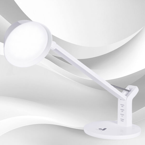 ASTRA LAMPARA LED DE ESCRITORIO CON PUERTO DE CARGA USB BLANCA