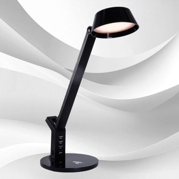 [BL1855BK] ASTRA LAMPARA LED DE ESCRITORIO CON PUERTO DE CARGA USB NEGRA