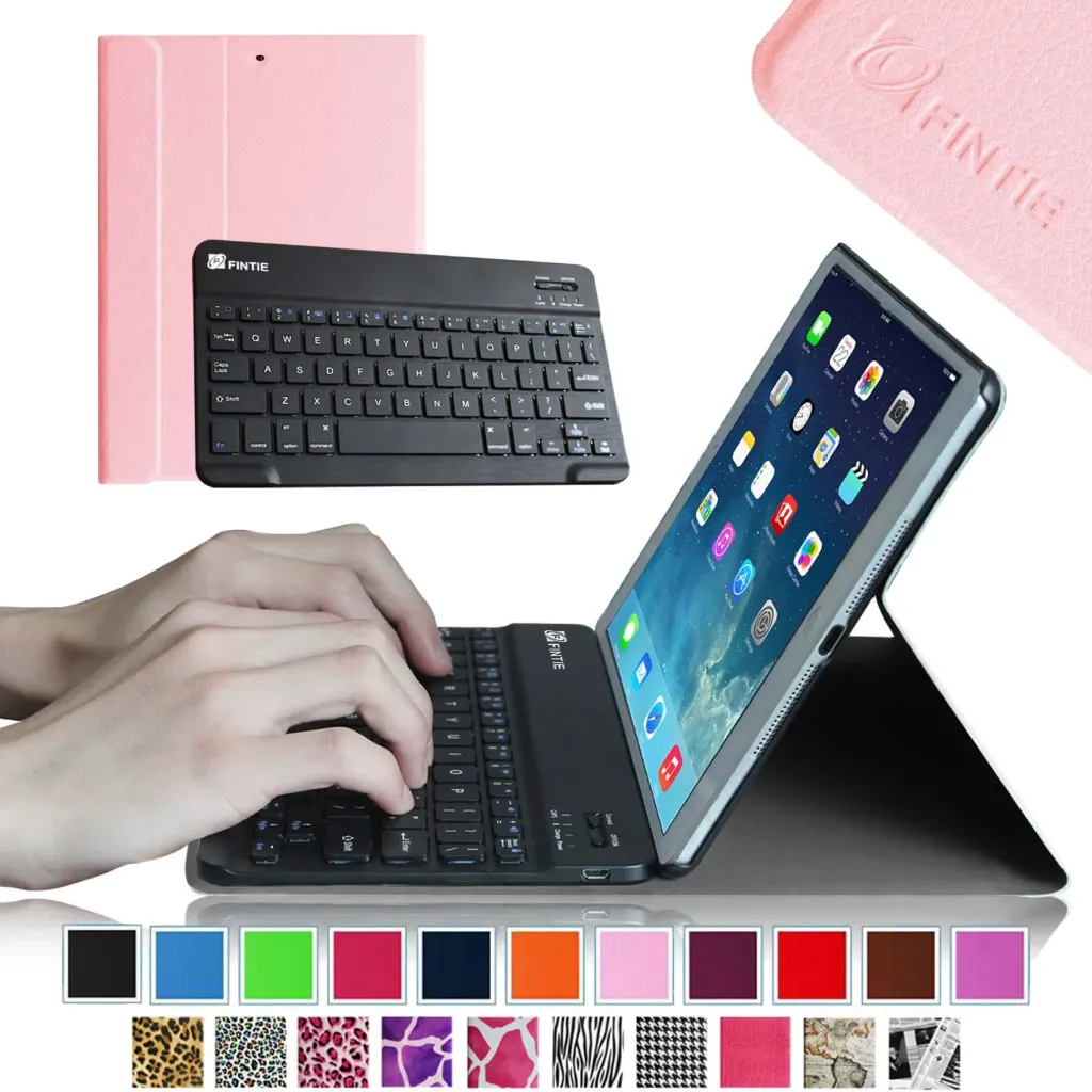 FINTIE TECLADO BLUETOOTH Y  ESTUCHE PARA IPAD Y SAMSUNG GALAXY BOOK
