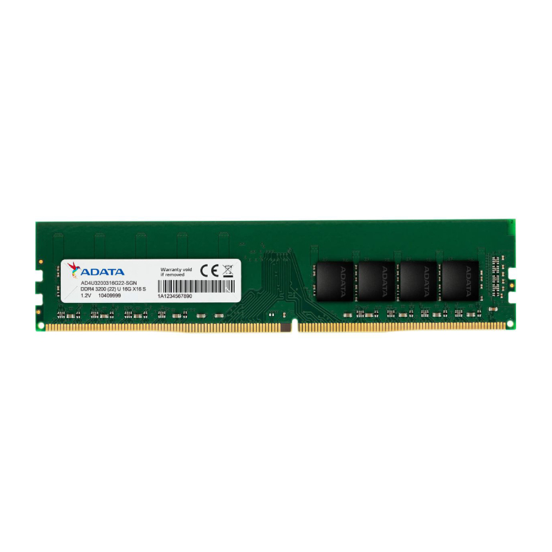 [AD4U320016G22-SGN] ADATA MEMORIA 16GB DDR4 UDIMM 3200MHz