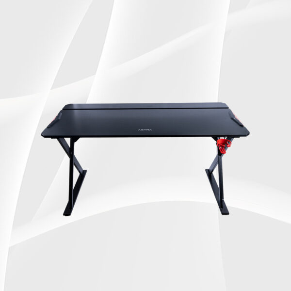 [ASTGT04Y] ASTRA MESA GAMING FIJA CON ILUMINACIÓN LED 80KG  150CM x 53CM NEGRA