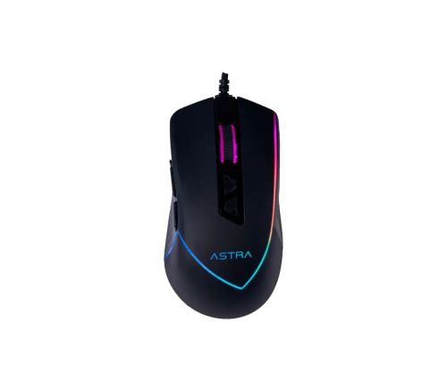 [GM320] ASTRA MOUSE GAMING RGB ALAMBRICO USB 9 BOTONES DPI 12800 NEGRO