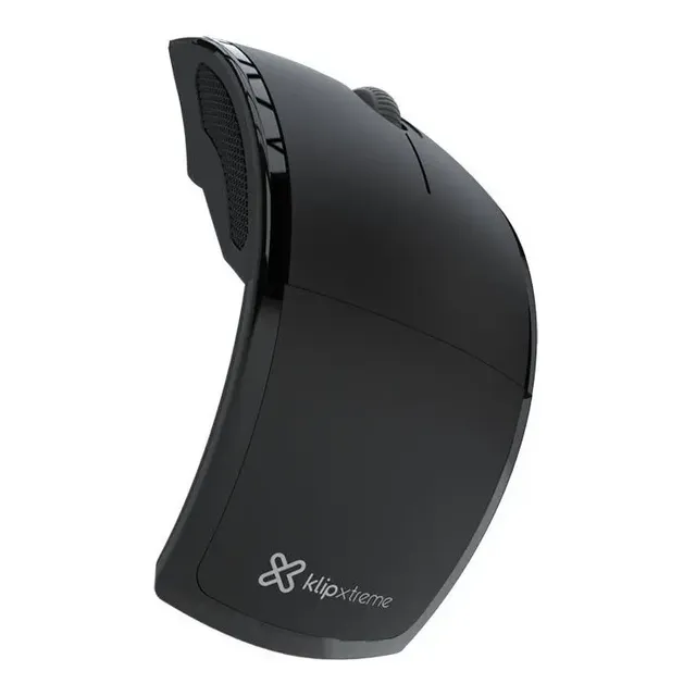 KLIPXTREME MOUSE VORTICE INALAMBRICO ERGONOMICO 2.4 GHZ 1600DPI 3D 6 BOTONES NEGRO ( KMW355BK)