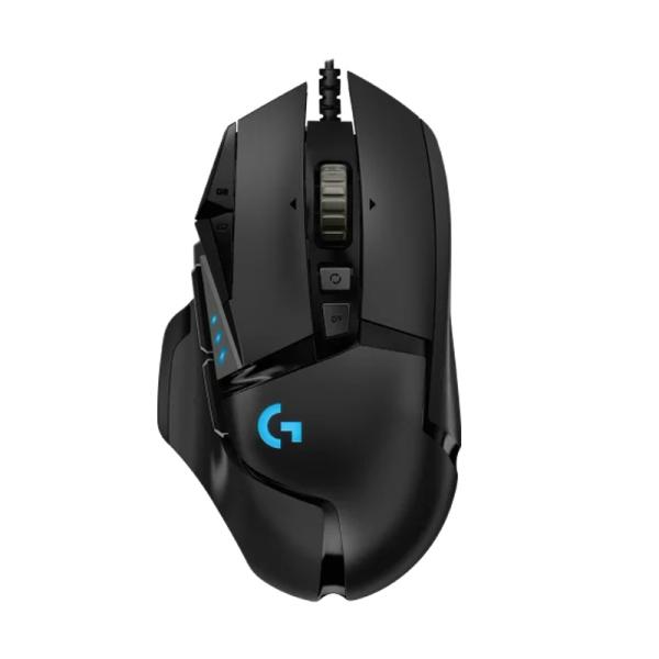 LOGITECH MOUSE ALAMBRICO G502 HERO LIGHTSPEED GAMING NEGRO