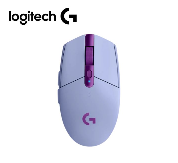 LOGITECH MOUSE INALAMBRICO G305 GAMING 6 BOTONES LIGHTSPEED LILA