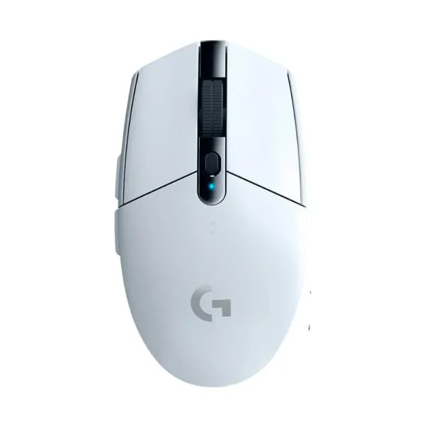 LOGITECH MOUSE INALAMBRICO G305 GAMING LIGHTSPEED CON SENSOR HERO 12000DPI 6 BOTONES BLANCO