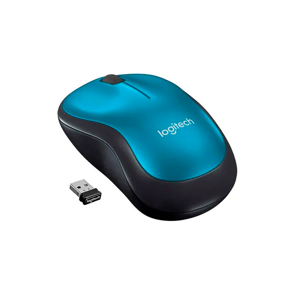 LOGITECH MOUSE INALAMBRICO M185 AZUL