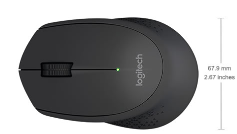 LOGITECH MOUSE M280 WIRELESS PLATA