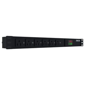 FORZA PDU REGLETA INTELIGENTE 1800W 110V 14 X NEMA UNIVERSAL 5-15R  INTERRUPTOR DE LUZ