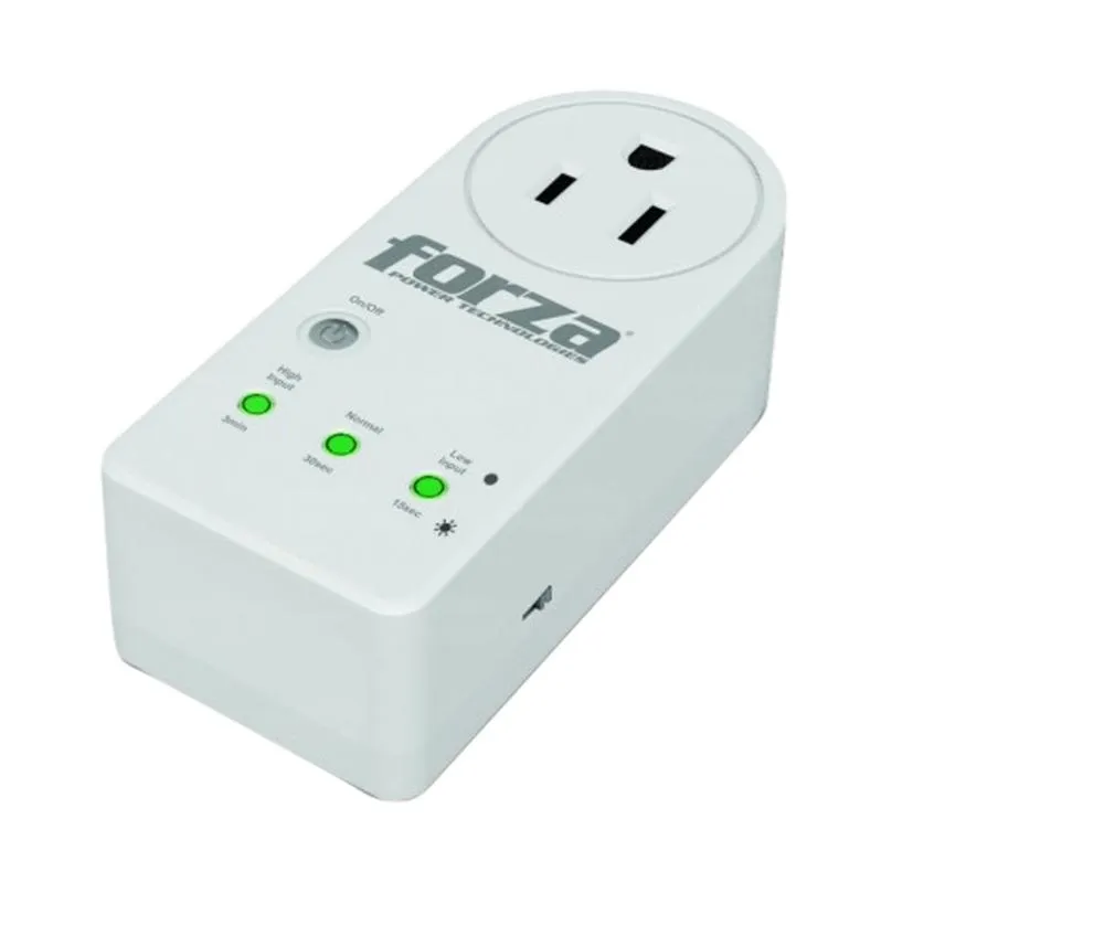 FORZA PROTECTOR DE VOLTAJE 900J 120V1800W 1 SALIDA BLANCO (FVP-1201B)