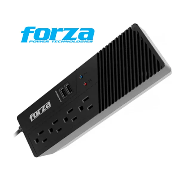 FORZA USB REGULADOR AUTOMÁTICO 1000VA/500W 115V 4 PUERTOS FVR-1011USB (FVR-1011USB)