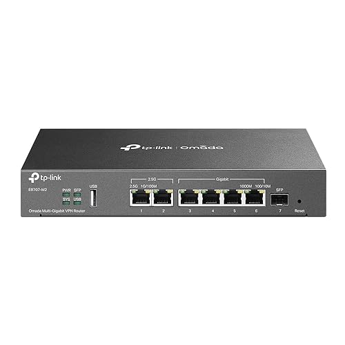 TP- LINK ROUTER VPN ER707-M2 VPN MULTI-GIGABIT OMADA 6 PTOS WAN