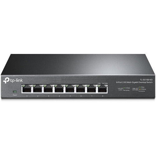 TP LINK SWITCH DE ESCRITORIO 8 PTOS 2.5G MULTIGIGA (TL-SG108-M2)