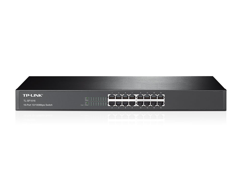 TP- LINK SWITCH 16 PUERTOS 10/100MBPS PARA RACK  (TL-SF1016)